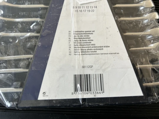 KIT CHIAVI COMBINATE 12 PZZI - 8 - 22 MM